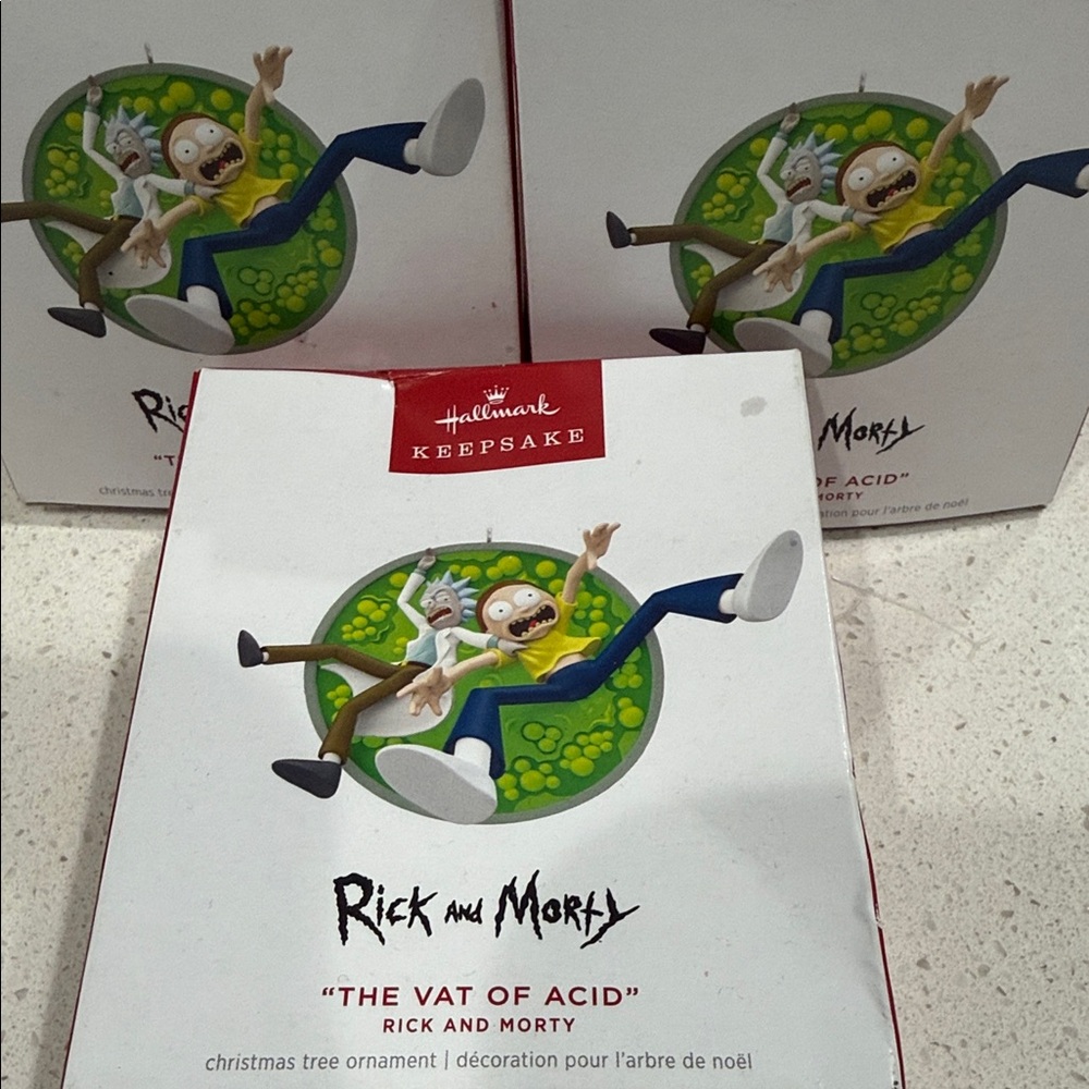 Hallmark Keepsake Christmas Ornament Rick and Morty The Vat of Acid 2024